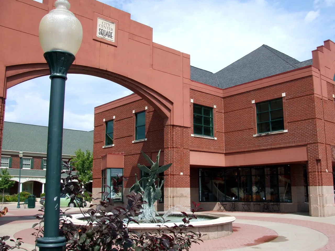 City Center Square in Coralville, photographed in 2008