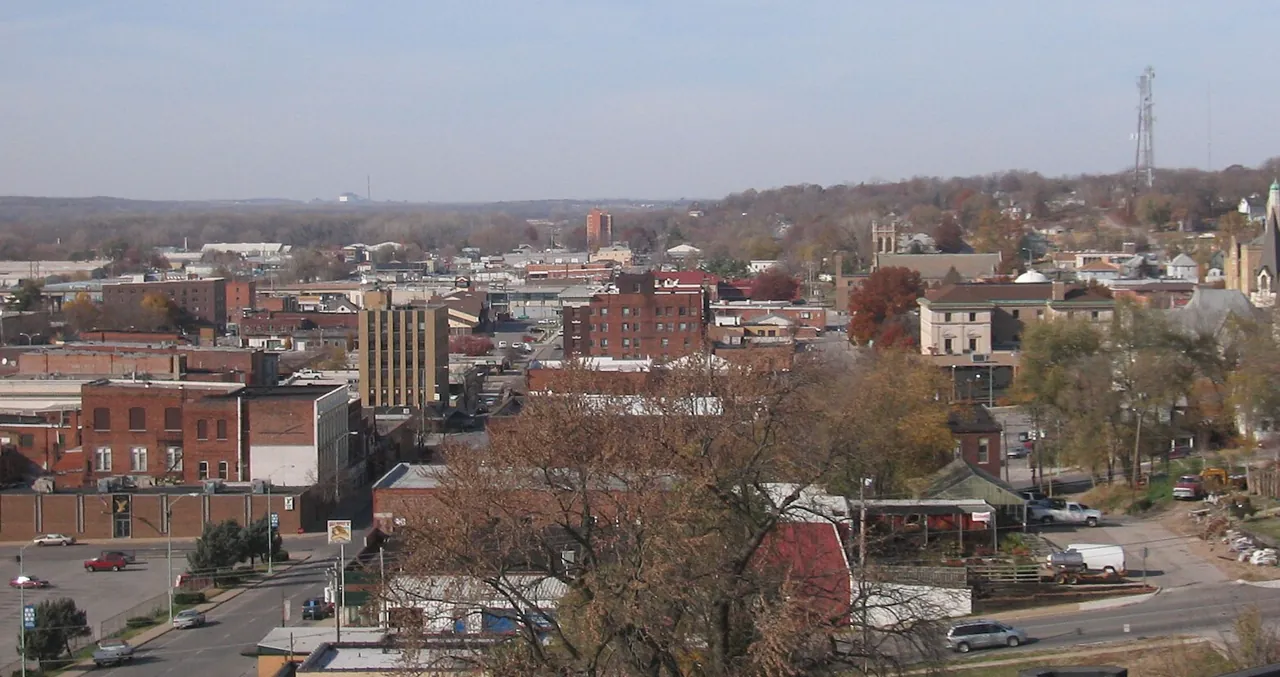 Downtown Ottumwa, photographed in 2025